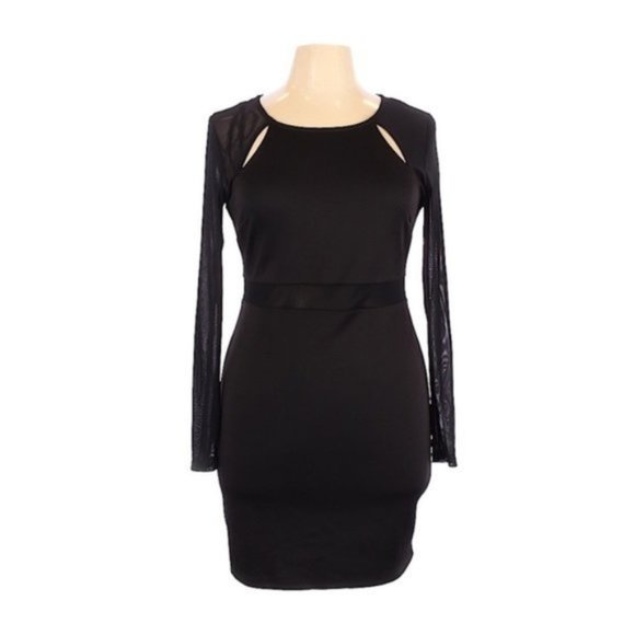 Material Girl Little Black Dress Bodycon - Picture 1 of 3